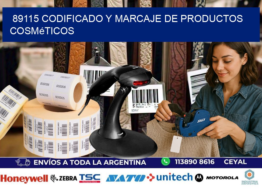 89115 codificado y marcaje de productos cosméticos
