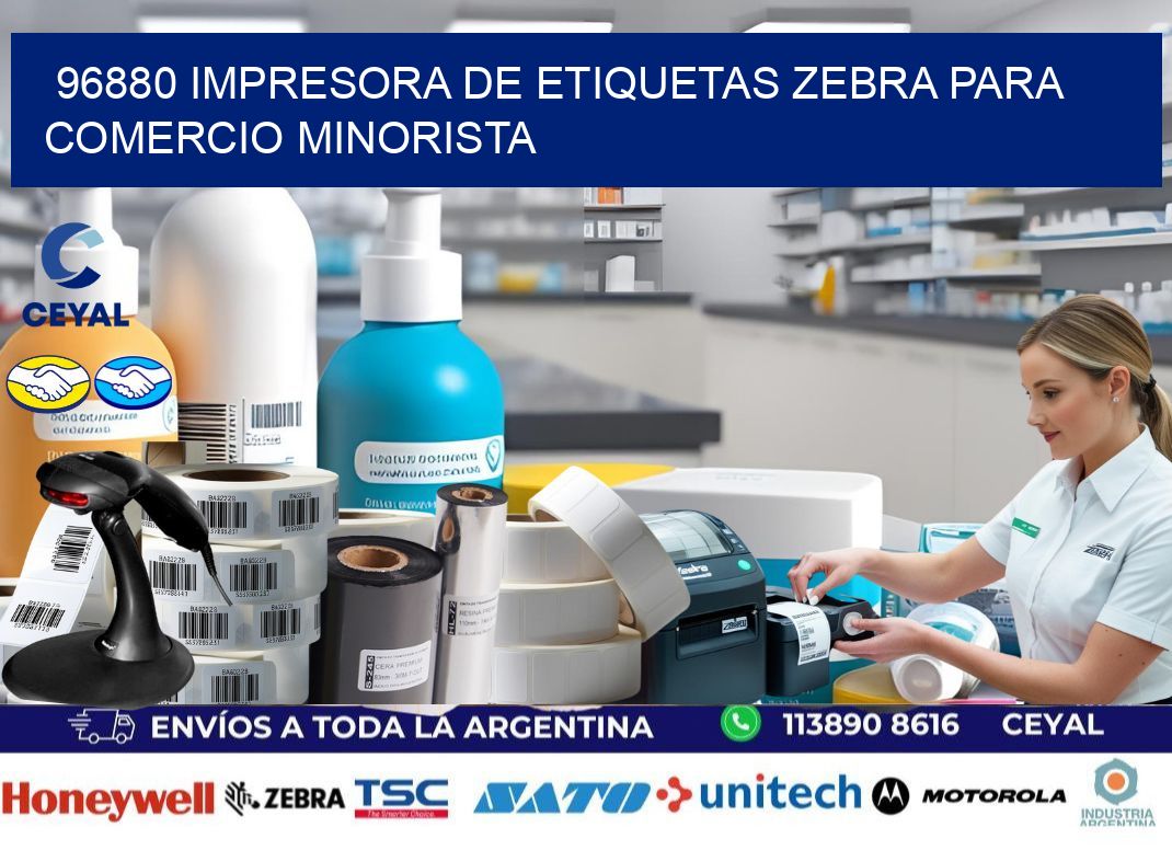 96880 impresora de etiquetas zebra para comercio minorista