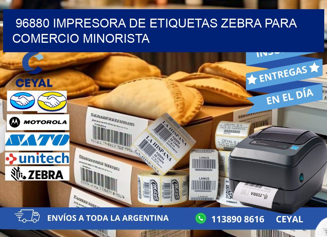 96880 impresora de etiquetas zebra para comercio minorista