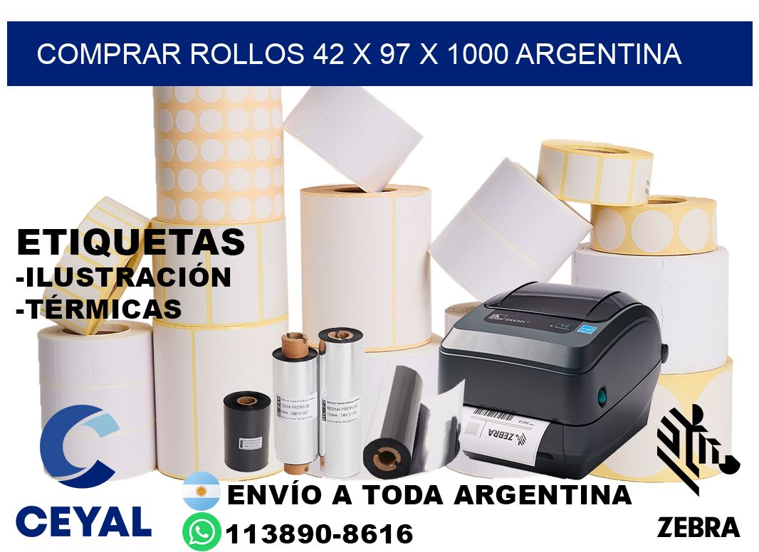 Comprar Rollos 42 x 97 x 1000 argentina