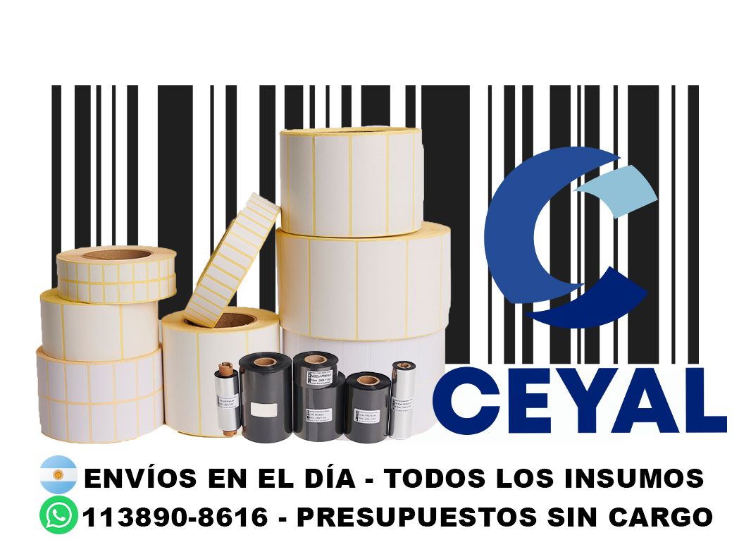 Poliamida  y etiquetas 37 x 78 argentina