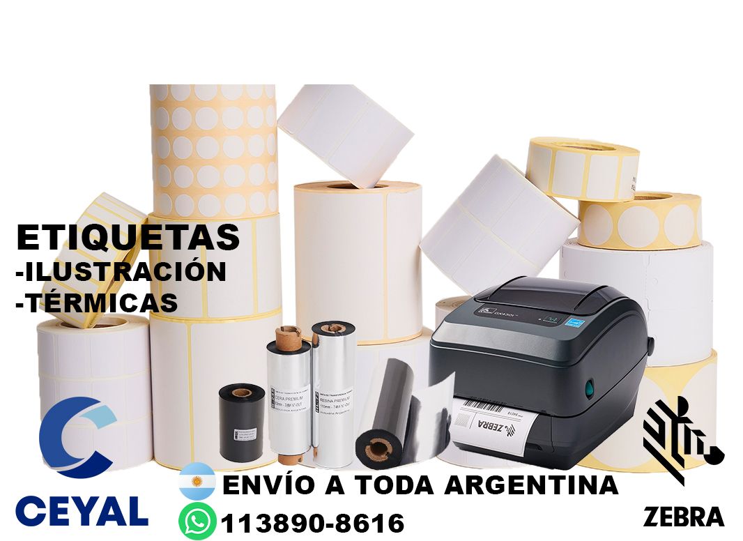 etiquetas blancas 92 x 35