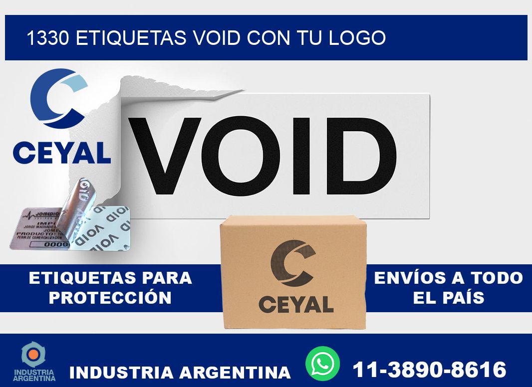 1330 etiquetas void con tu logo