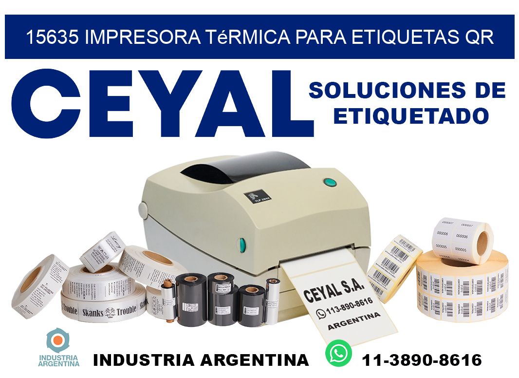15635 impresora térmica para etiquetas QR