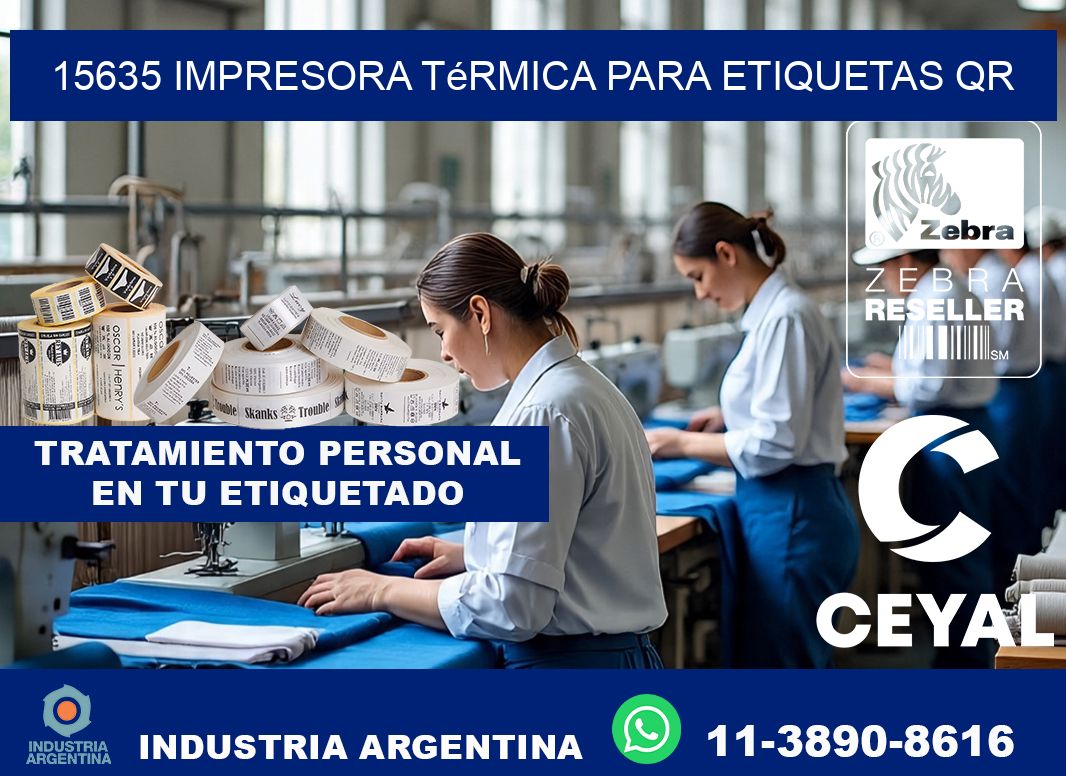 15635 impresora térmica para etiquetas QR
