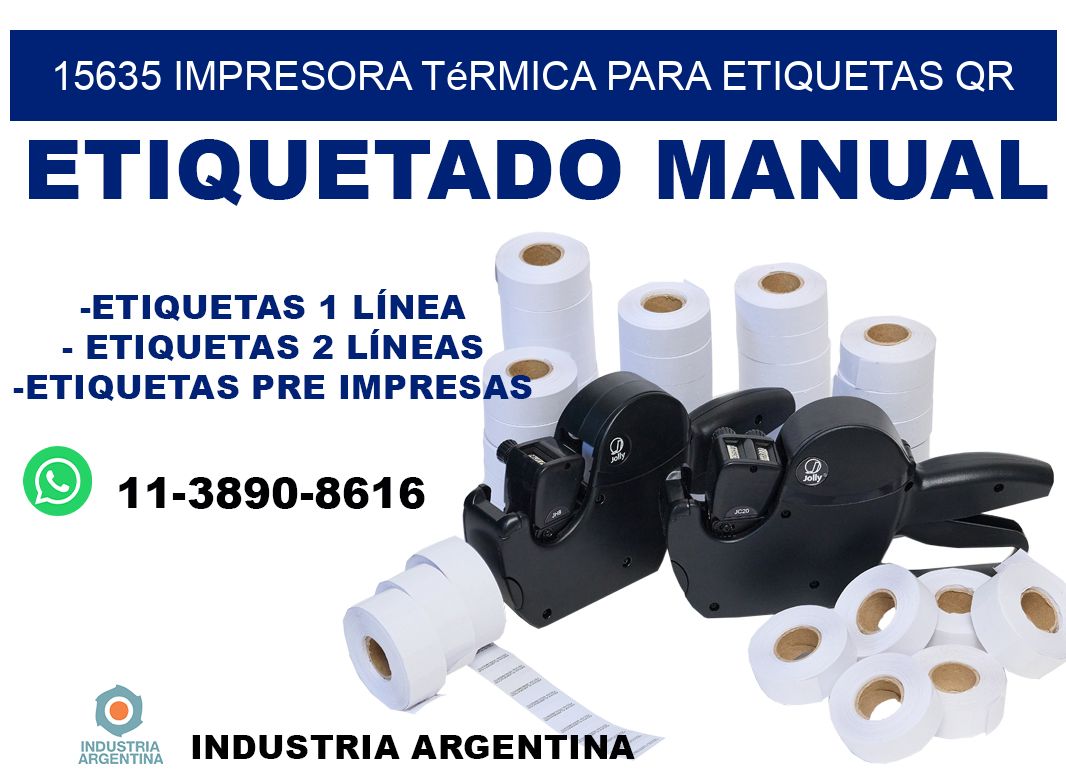 15635 impresora térmica para etiquetas QR