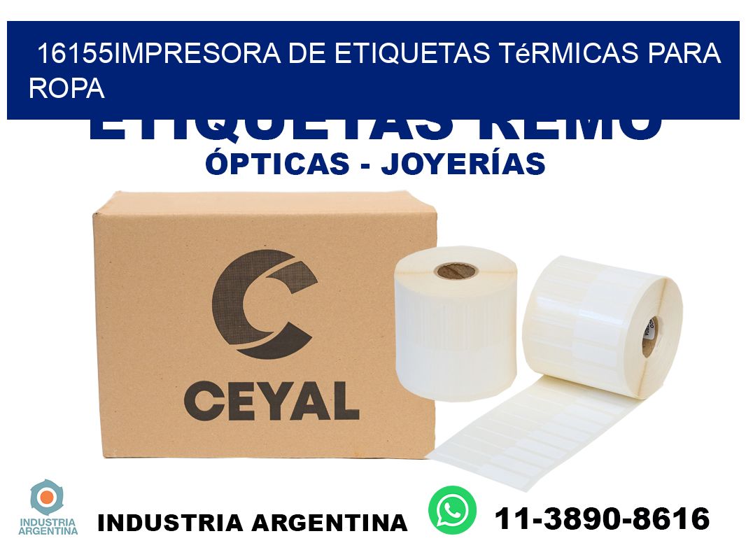 16155impresora de etiquetas térmicas para ropa