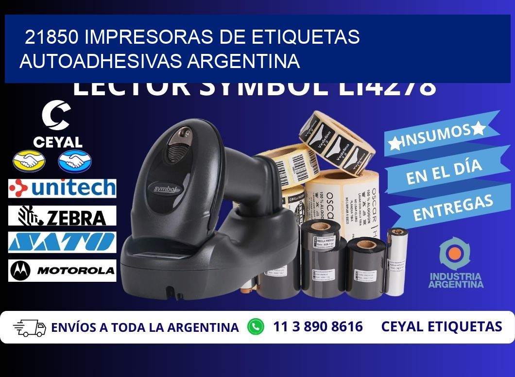 21850 Impresoras de etiquetas autoadhesivas argentina