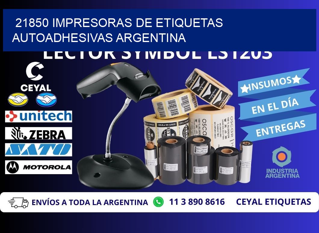 21850 Impresoras de etiquetas autoadhesivas argentina