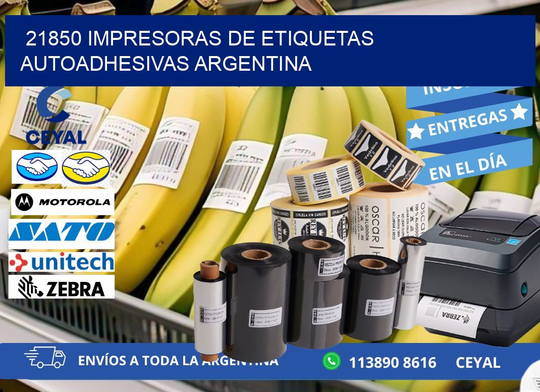 21850 Impresoras de etiquetas autoadhesivas argentina