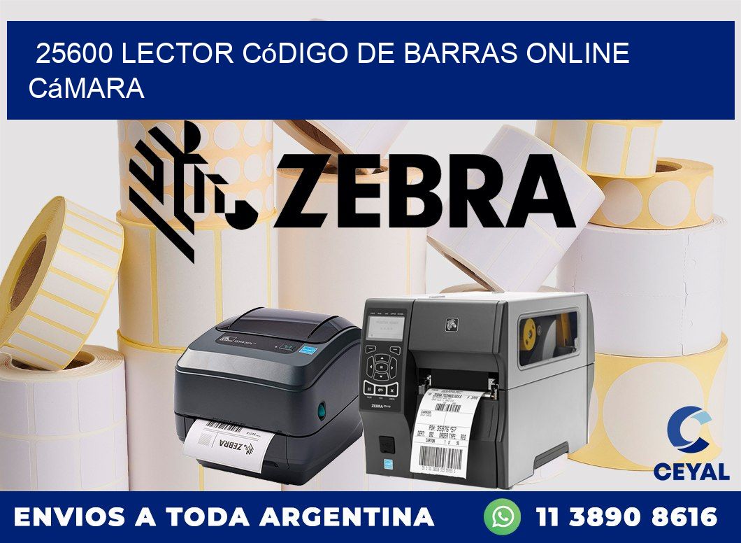 25600 Lector código de barras online cámara