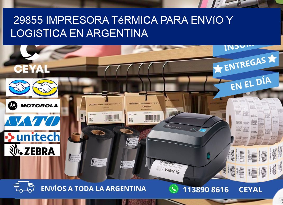 29855 impresora térmica para envío y logística en Argentina
