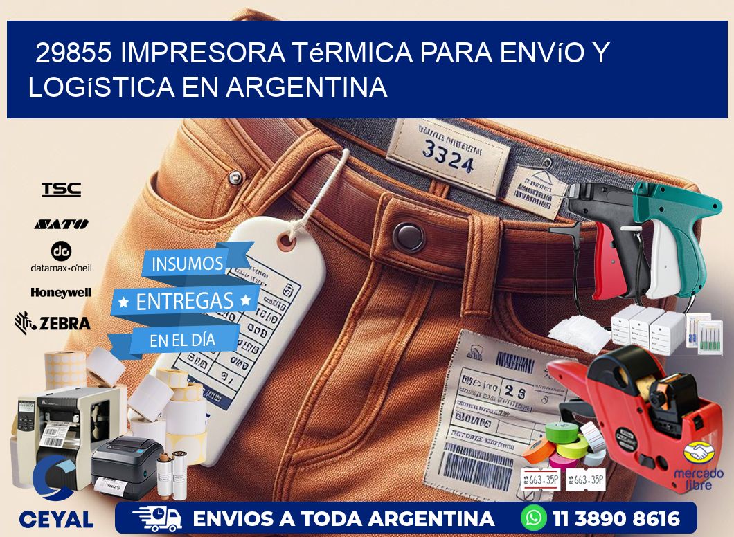 29855 impresora térmica para envío y logística en Argentina