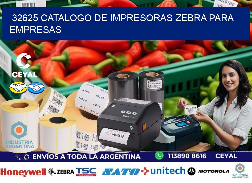 32625 catalogo de impresoras zebra para empresas