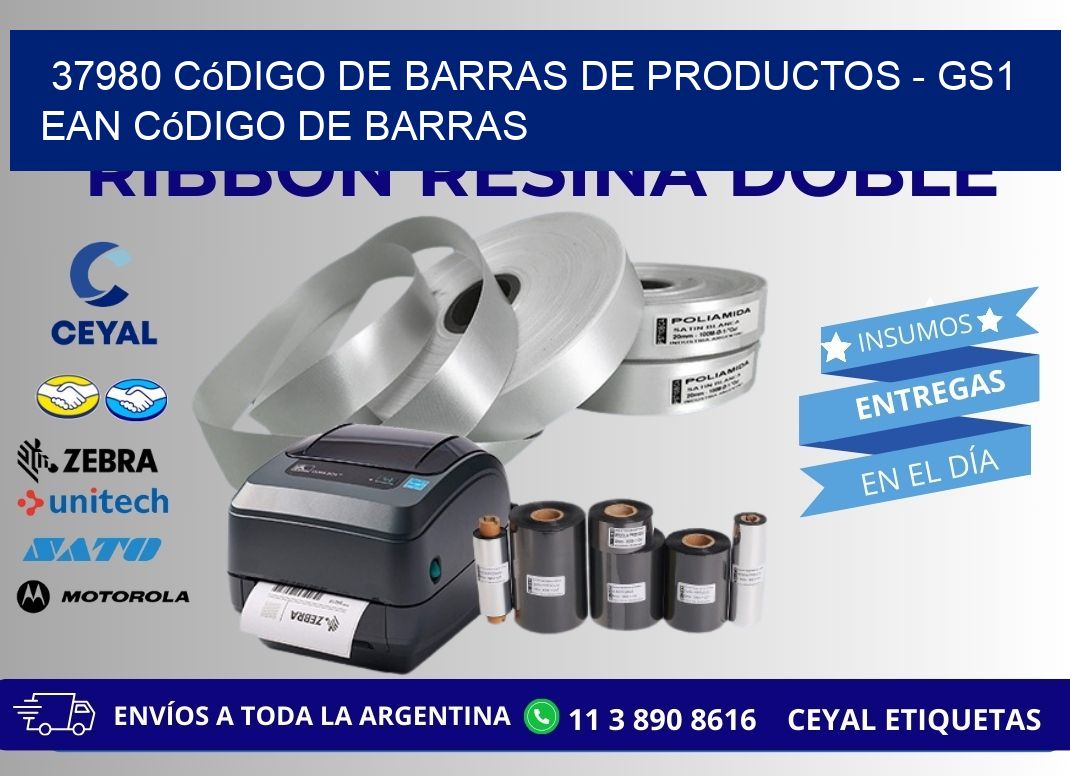 37980 Código de Barras de productos - GS1 ean Código de Barras