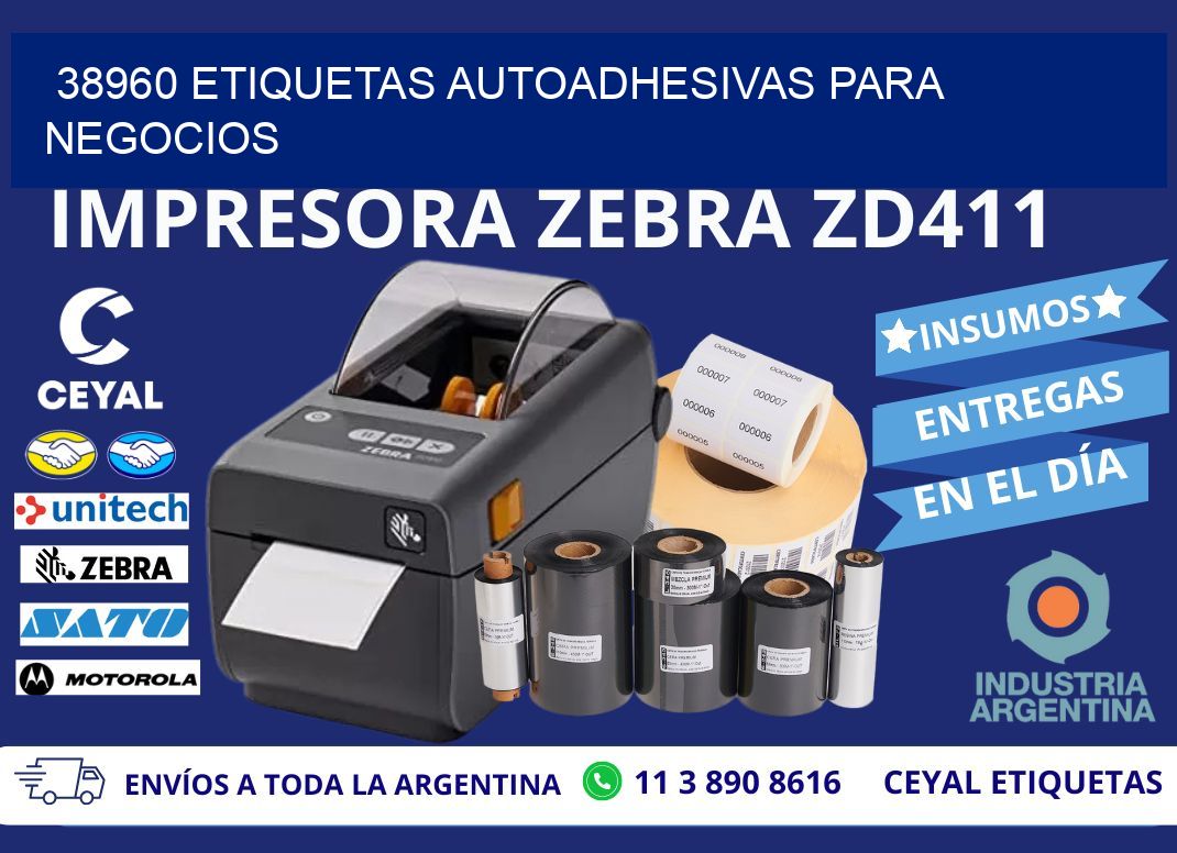 38960 etiquetas autoadhesivas para negocios