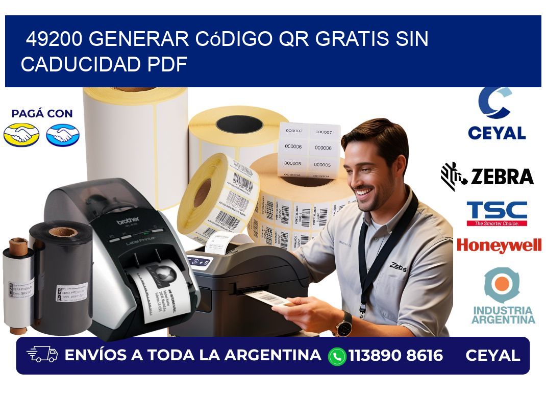 49200 Generar código QR gratis sin caducidad PDF