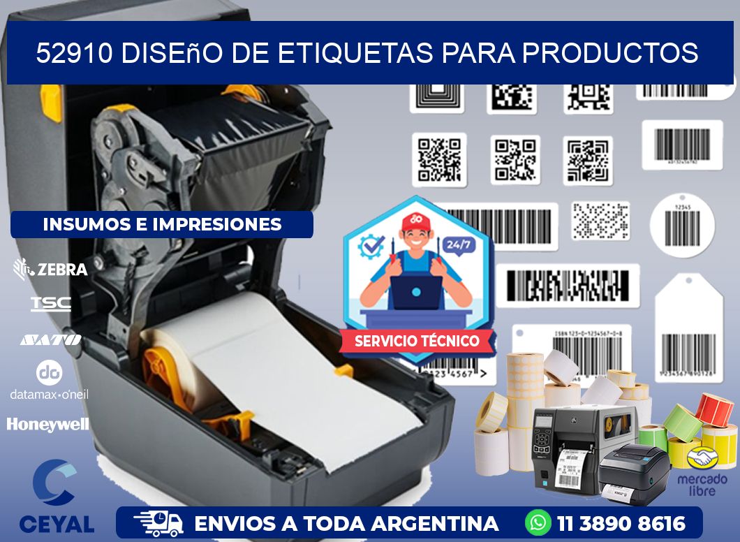 52910 Diseño de etiquetas para productos