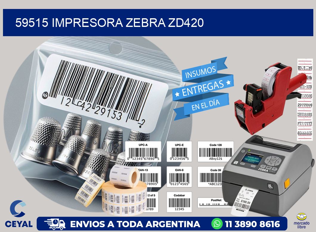 59515 Impresora Zebra ZD420