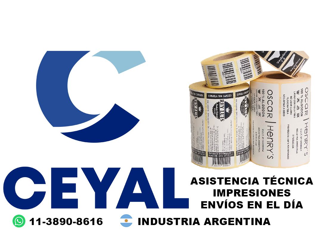 6095 servicio para zebra gc420t con impresión corrida hacia un lado