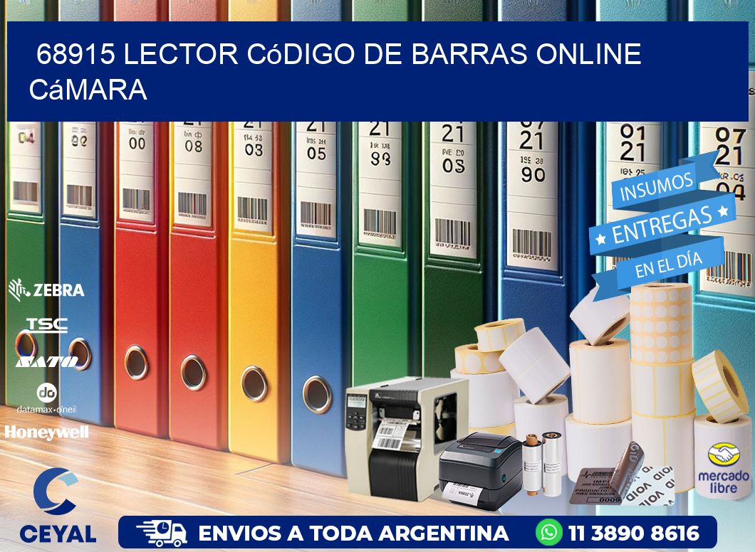 68915 Lector código de barras online cámara