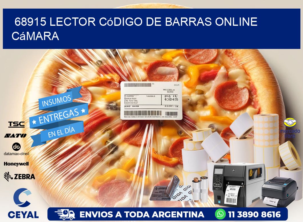 68915 Lector código de barras online cámara