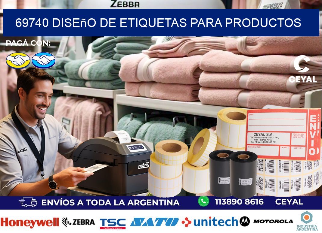 69740 Diseño de etiquetas para productos
