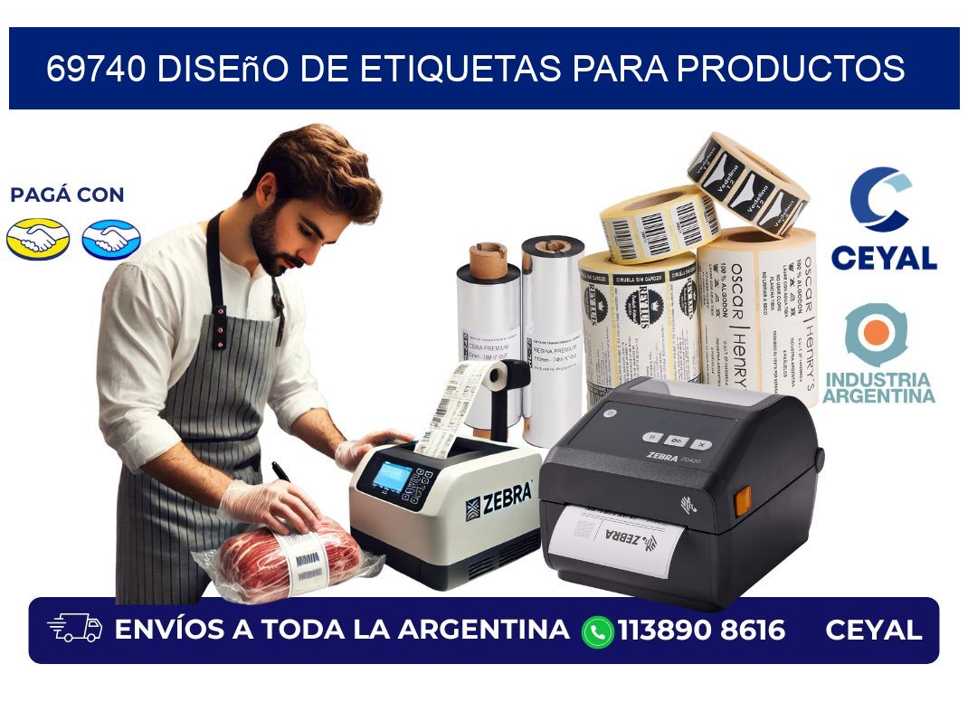 69740 Diseño de etiquetas para productos
