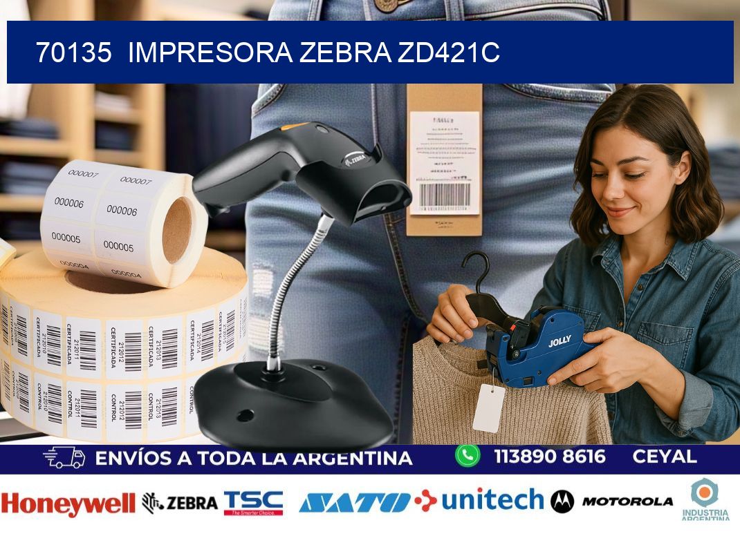 70135  Impresora Zebra zd421c