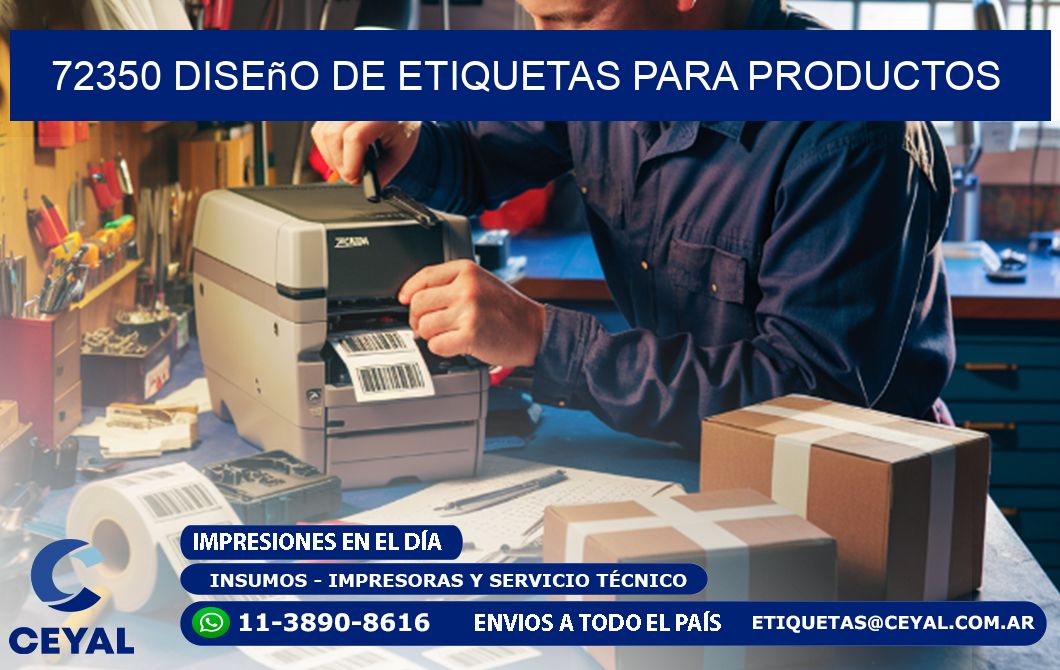 72350 Diseño de etiquetas para productos