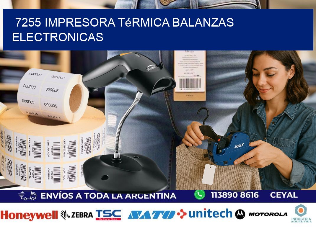 7255 impresora térmica balanzas electronicas