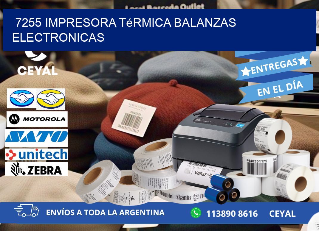 7255 impresora térmica balanzas electronicas