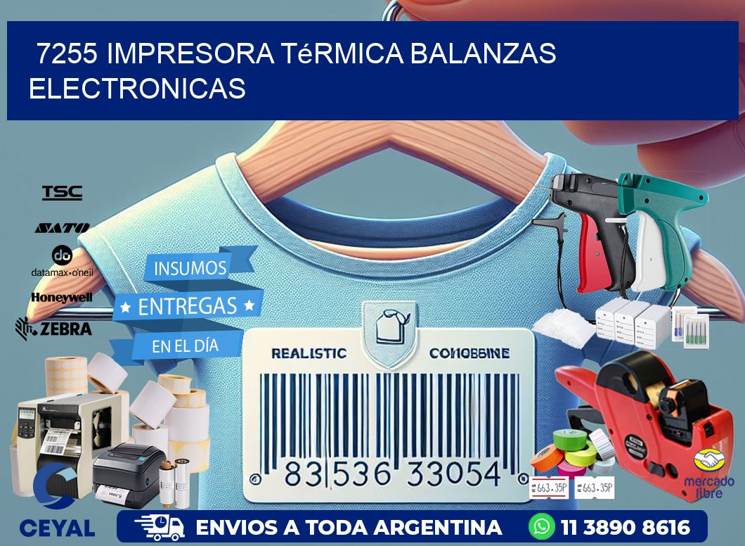 7255 impresora térmica balanzas electronicas
