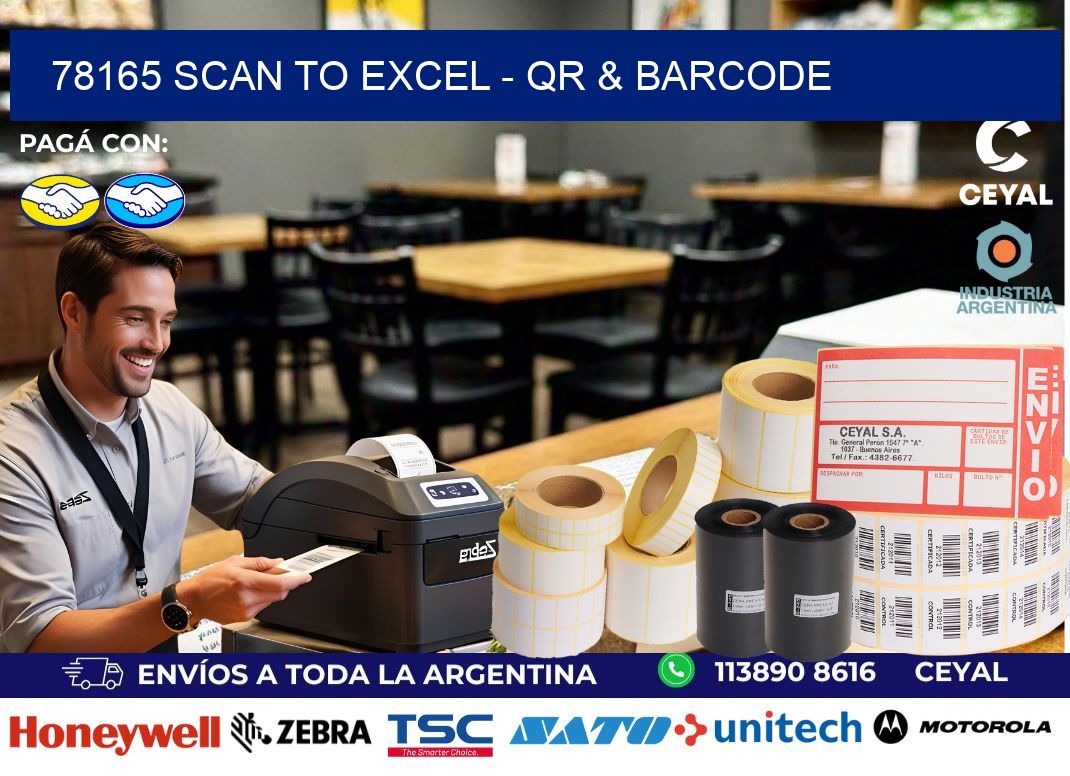 78165 Scan to Excel - QR & Barcode