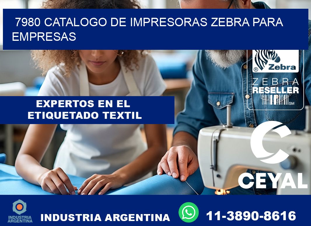 7980 catalogo de impresoras zebra para empresas