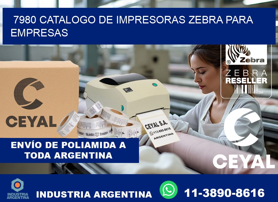 7980 catalogo de impresoras zebra para empresas