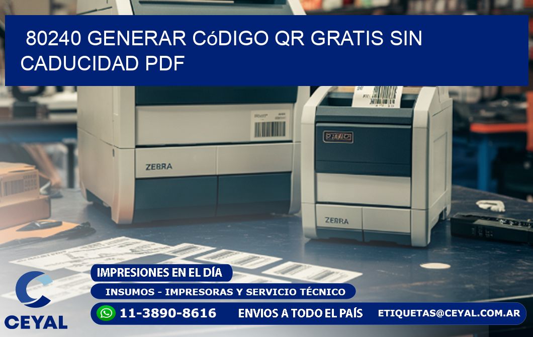 80240 Generar código QR gratis sin caducidad PDF
