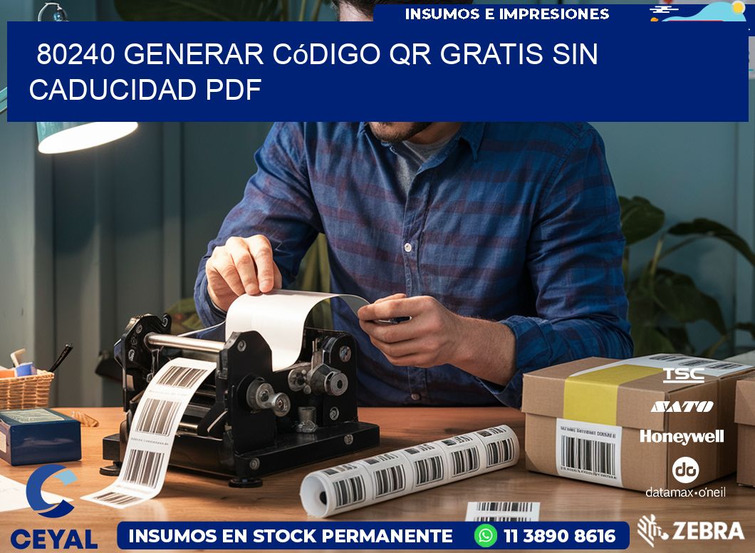 80240 Generar código QR gratis sin caducidad PDF