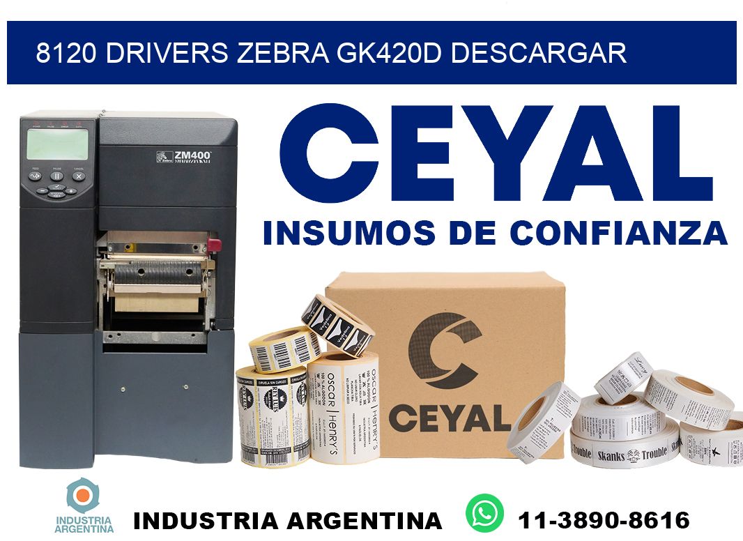 8120 drivers zebra gk420d descargar