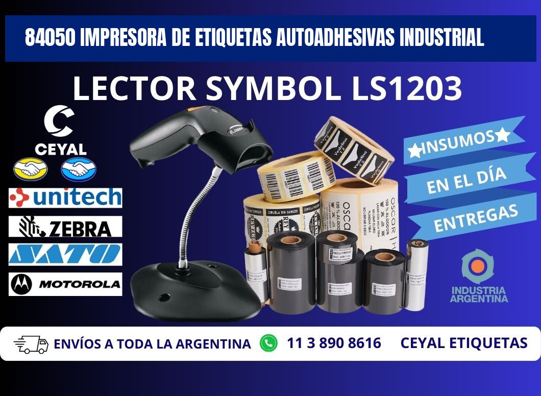84050 Impresora de etiquetas autoadhesivas industrial