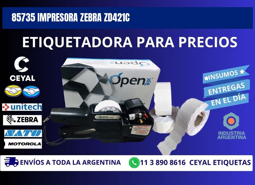 85735 Impresora Zebra zd421c