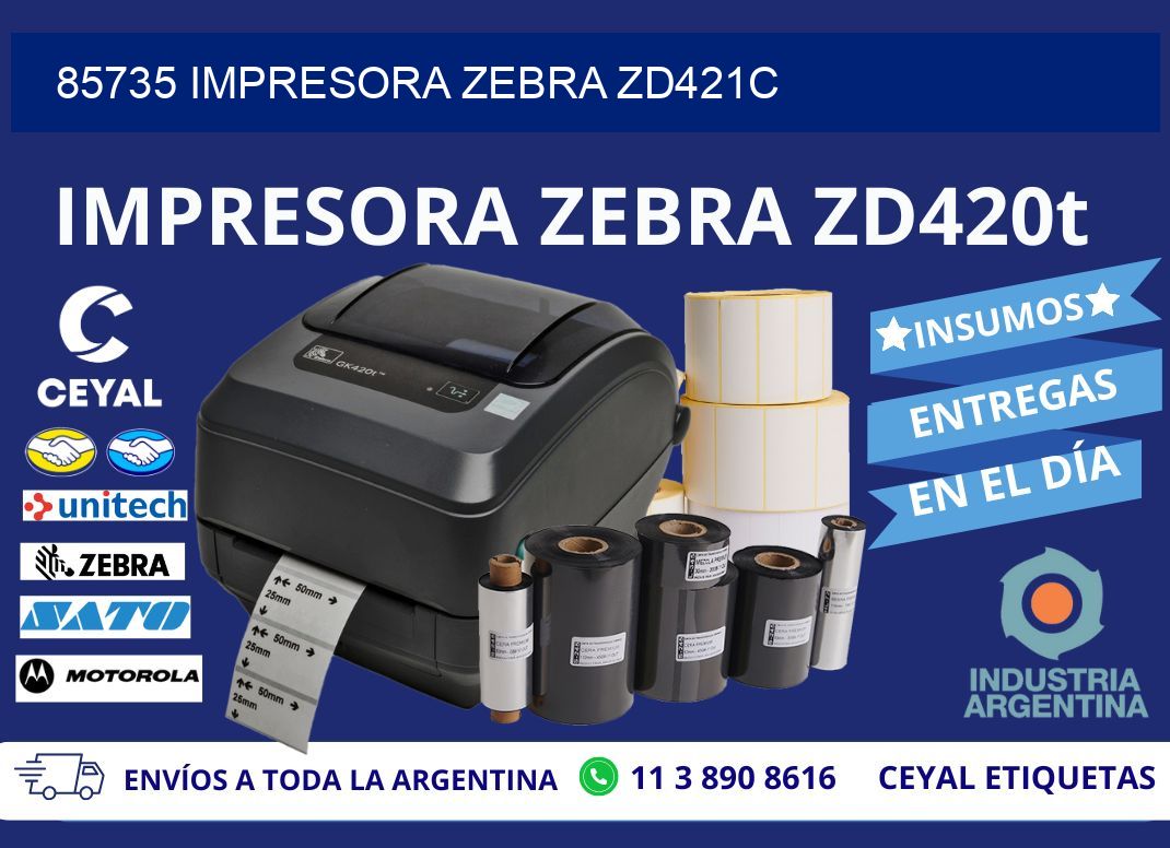 85735 Impresora Zebra zd421c