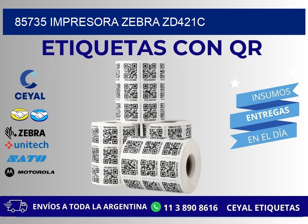 85735 Impresora Zebra zd421c