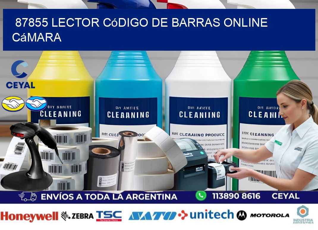 87855 Lector código de barras online cámara