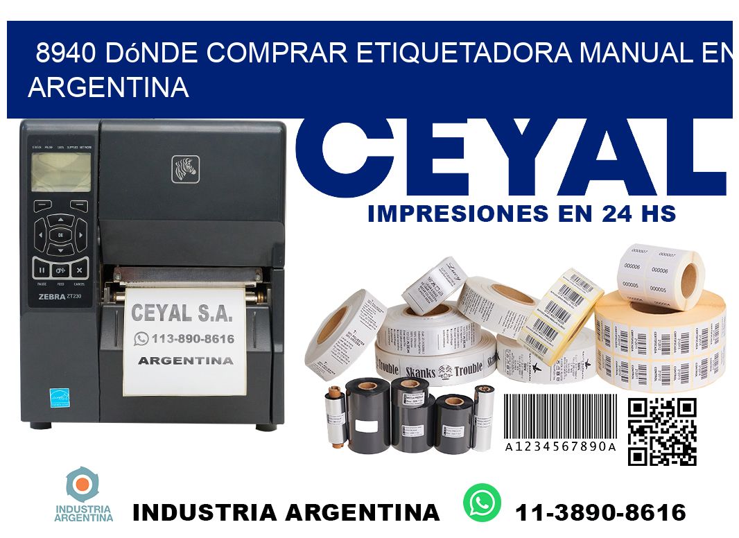 8940 dónde comprar etiquetadora manual en argentina