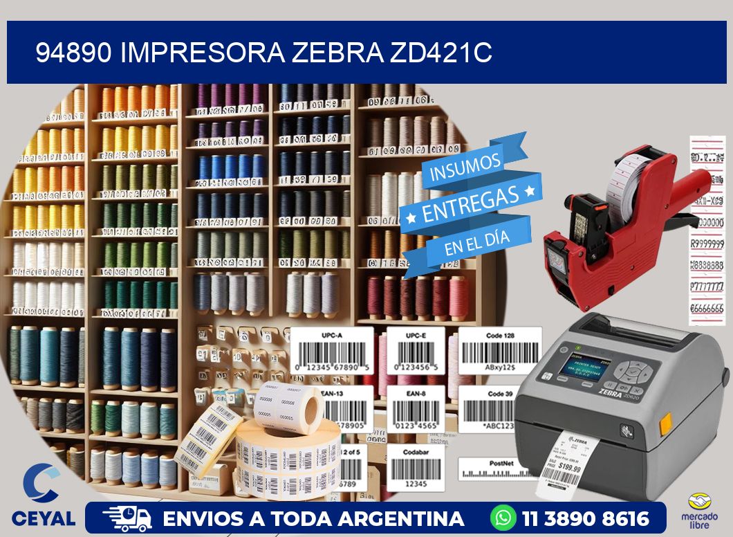 94890 Impresora Zebra zd421c