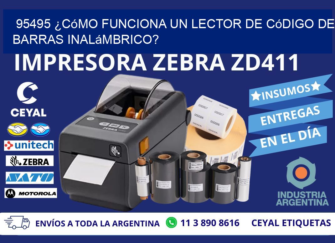 95495 ¿Cómo funciona un lector de código de barras inalámbrico?