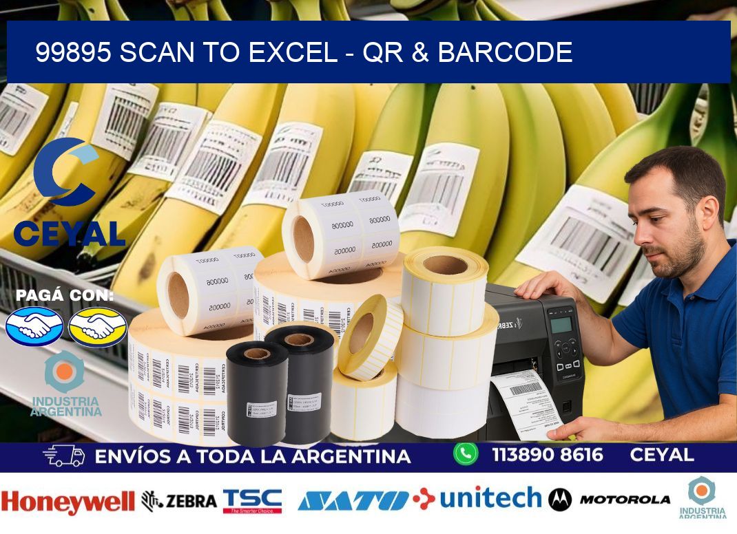 99895 Scan to Excel – QR & Barcode
