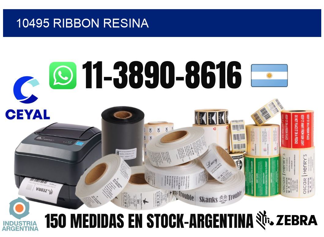 10495 ribbon resina