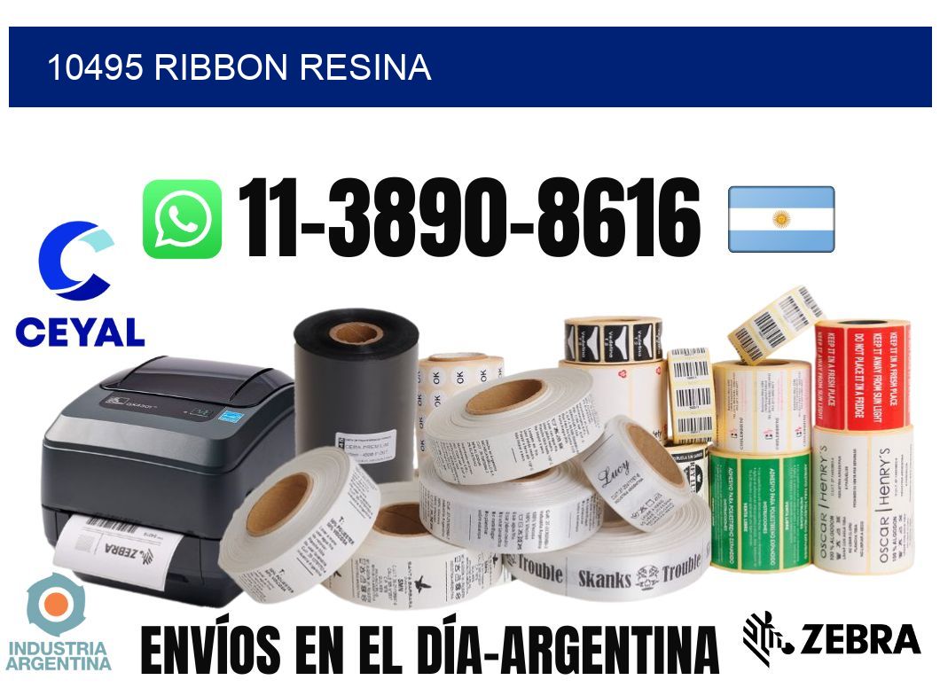 10495 ribbon resina